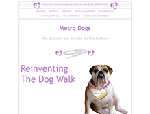 Tablet Screenshot of metrodogs.biz